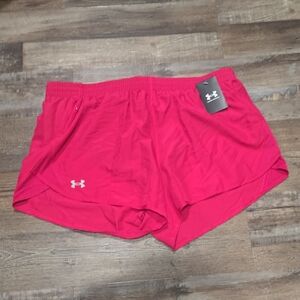 Under Armour Women's Vibrant Pink Athletic Shorts